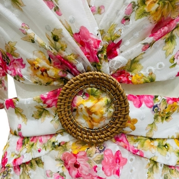 NWT Gianni Bini Woman Dress Maxi Floral Sz 12 - Picture 16 of 16